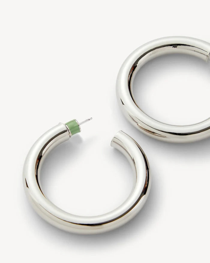 1.5" Perfect Hoops (Silver)