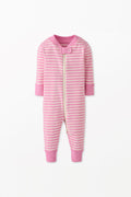 2-Way Striped Zip Sleeper (Pink)