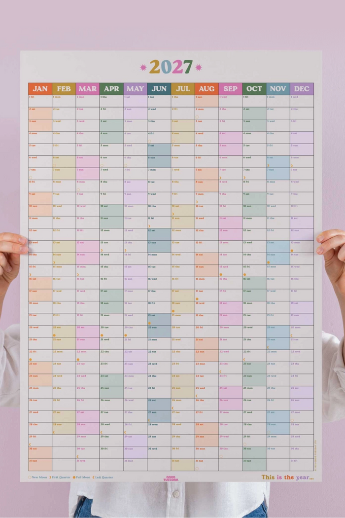 2027 Wall Planner (Portrait)