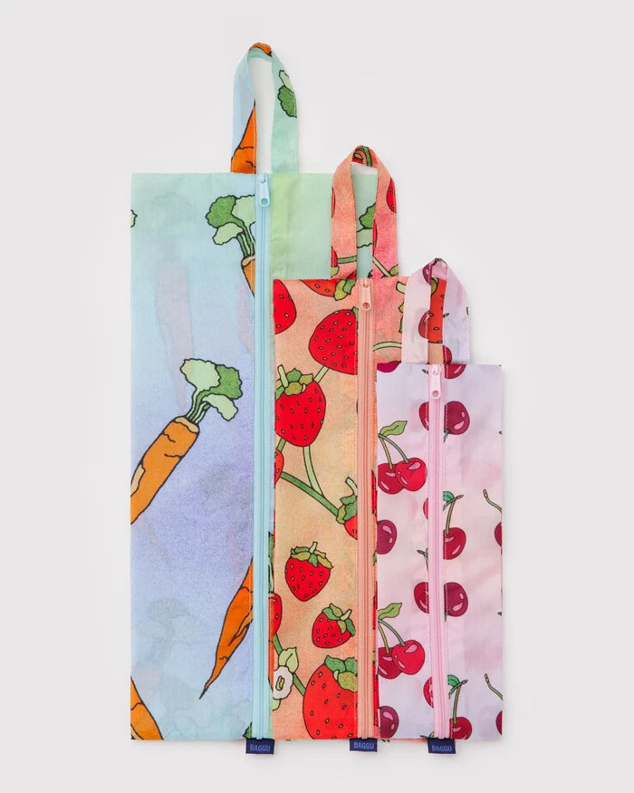 3D Zip Set (Carrots and Berries)