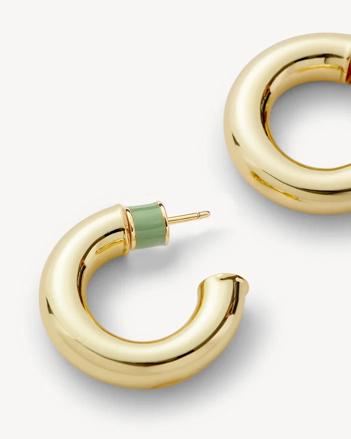 .75" Perfect Hoops (Gold)