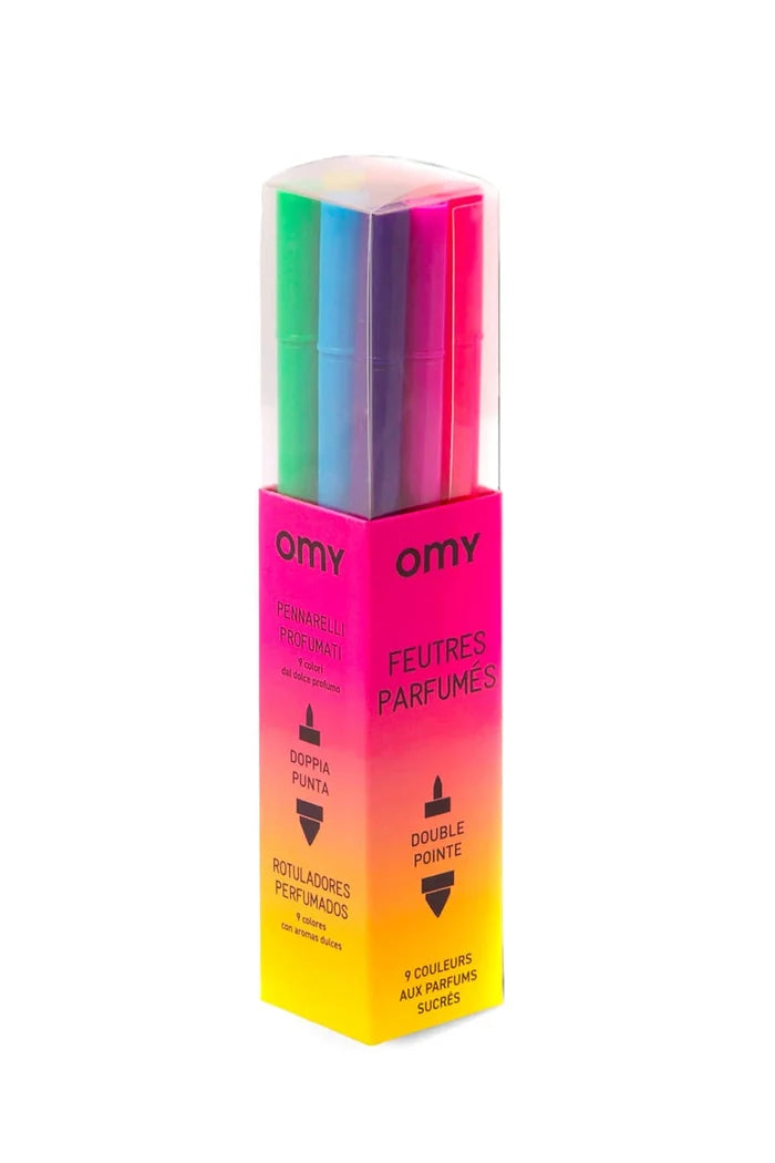 9 SCENTED MARKERS