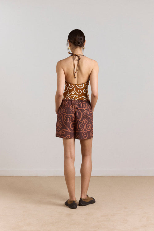 Afina Pull-on Shorts (Swirl)