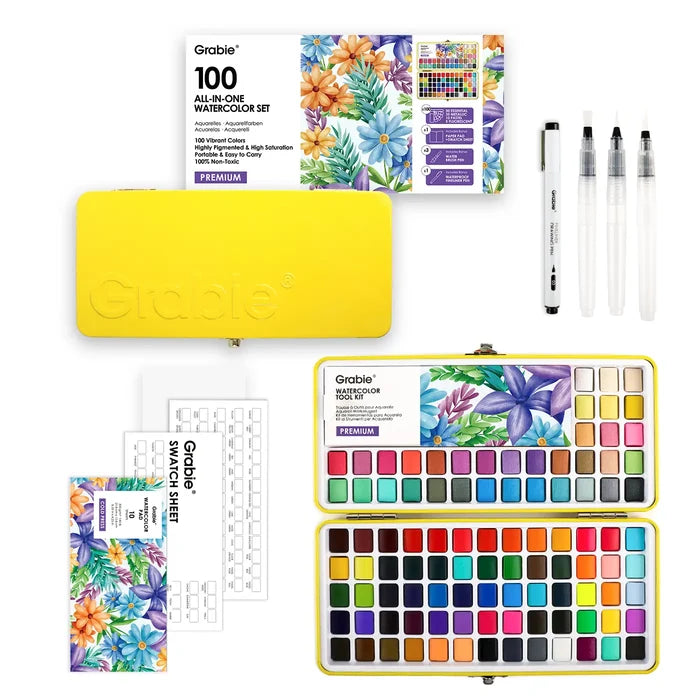 All-In-One Watercolor Kit (Set of 100)