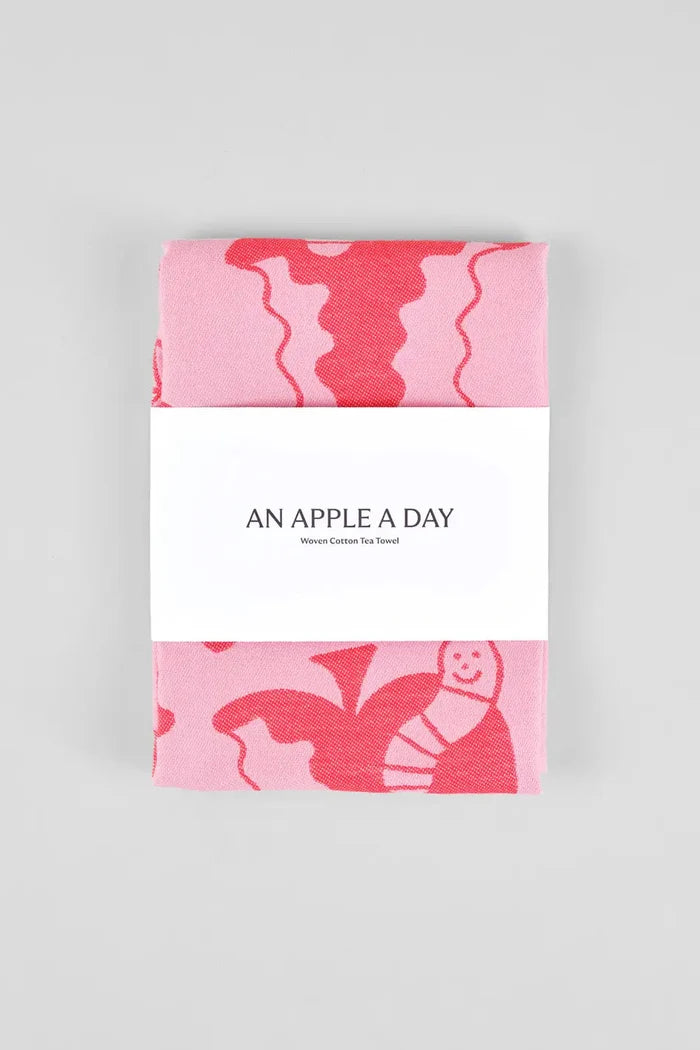An Apple A Day Cotton Tea Towel