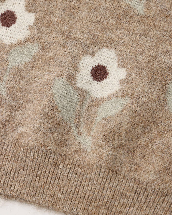Aspen Sweater (Fawn Flower)