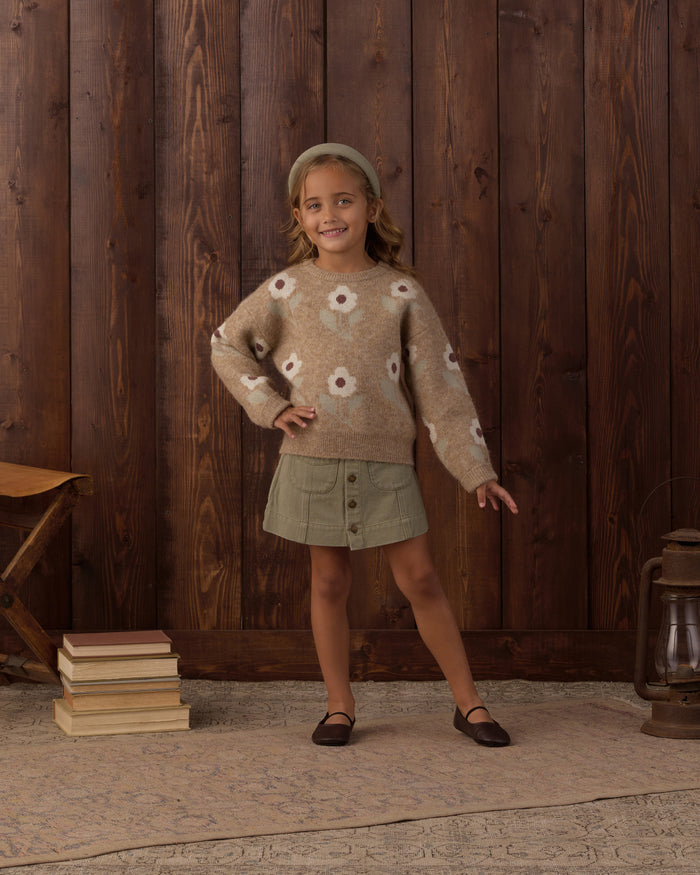 Aspen Sweater (Fawn Flower)
