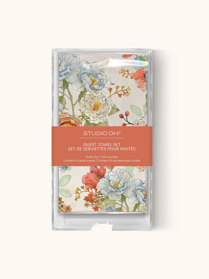 Autumn Bloom Guest Towel Set