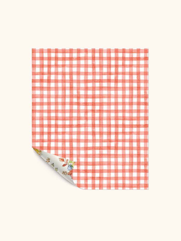 Autumn Bloom Reversible Gift Wrap