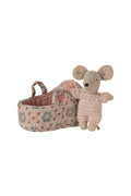 Baby Mouse in Carry Cot (Rose)
