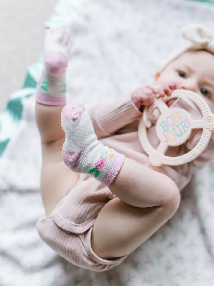 Baby Sock Trios - Sweet Daisy