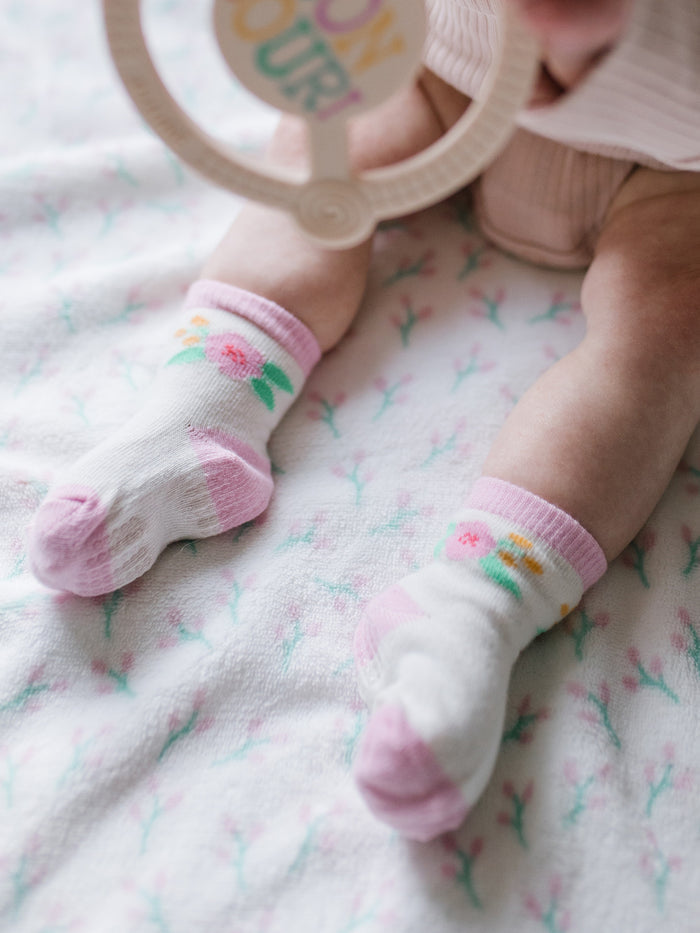 Baby Sock Trios - Sweet Daisy