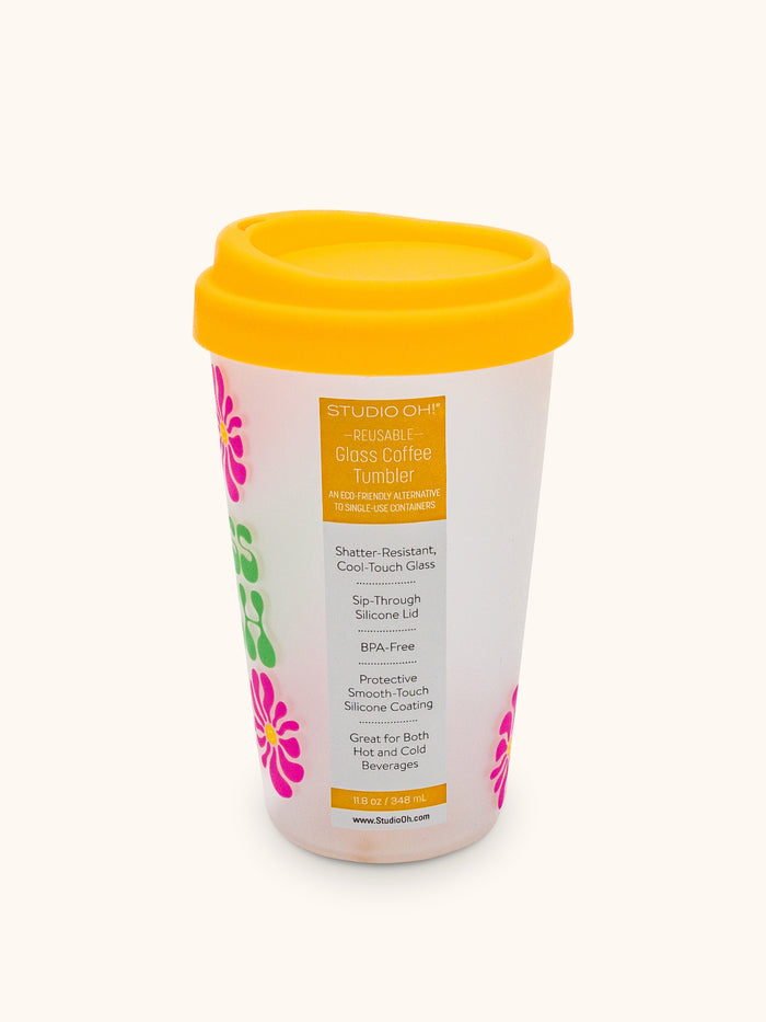 Badass Bitch Glass Coffee Tumbler