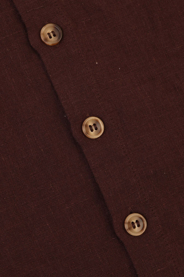 Basic Button Front Tank (Chocolate)
