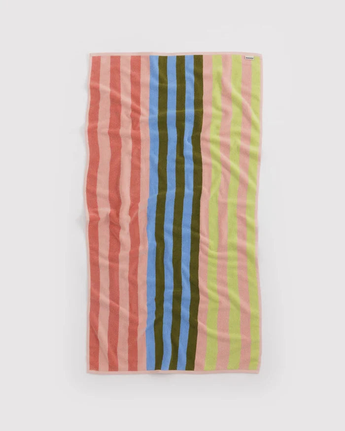 Bath Towel (Sherbet Stripe)