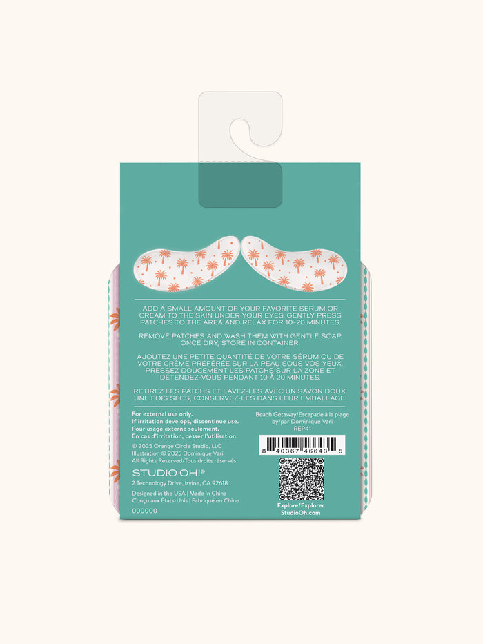 Beach Getaway Reusable Under-Eye Patches