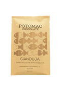 Potomac Chocolate Gianduja dark chocolate with hazelnut packaging on a white background