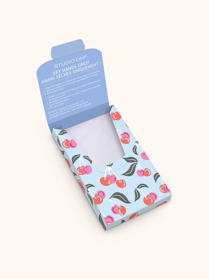 Birds in the Cherry Tree Single-Use Soap Sheets