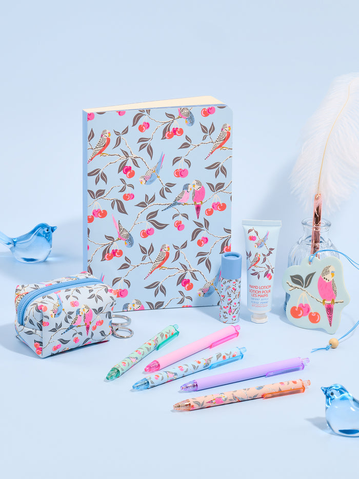 Birds in the Cherry Tree Soft-Touch Gel Pen Set