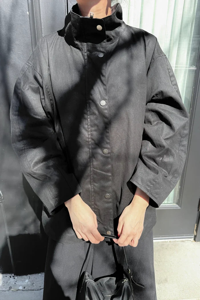 Blair Waxed Cotton Jacket (Black)