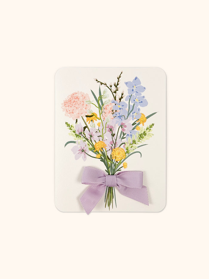 Blissful Bouquet Bow Note Card Set