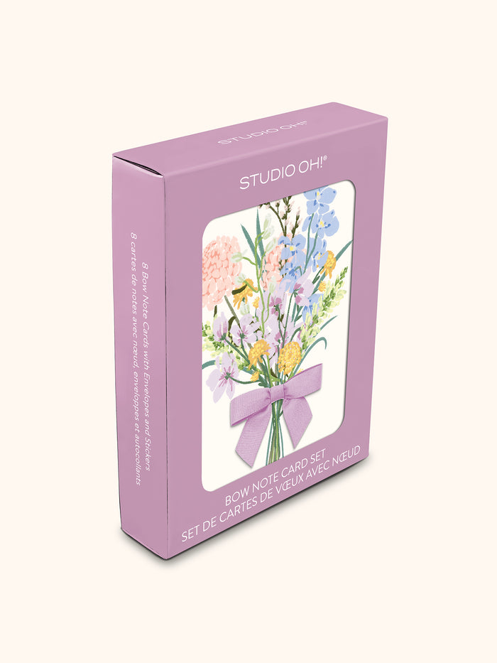 Blissful Bouquet Bow Note Card Set