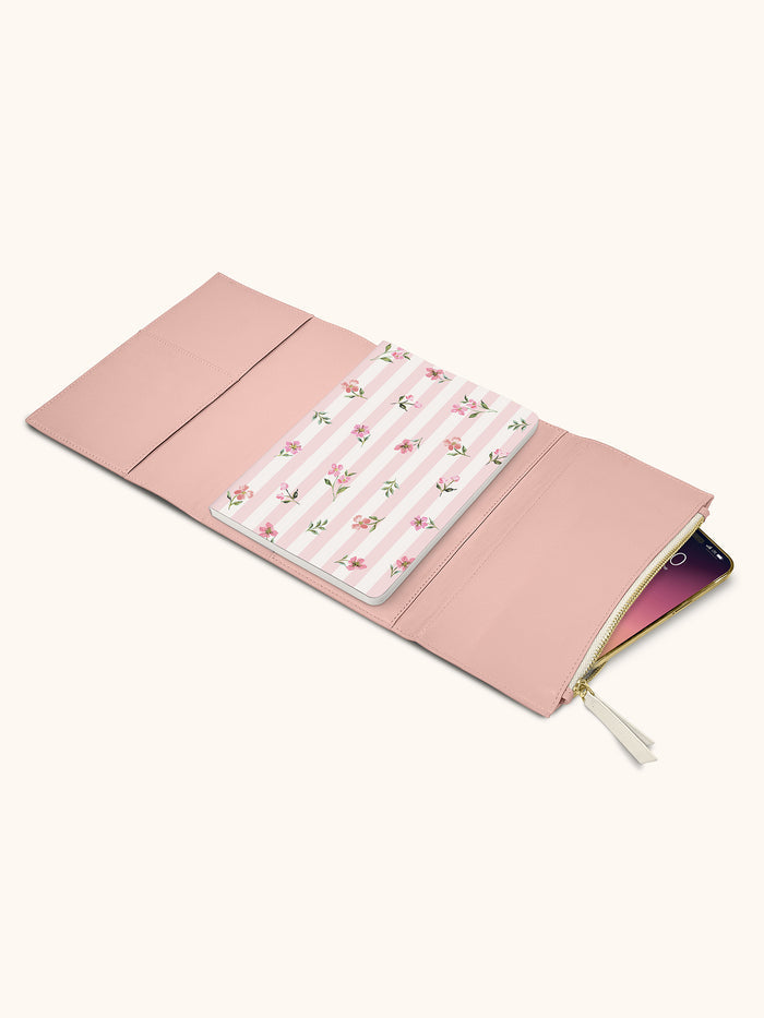 Blush & Ivory Keri Notebook Organizer