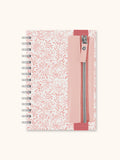 Blushing Blooms Oliver Notebook with Pen Pocket