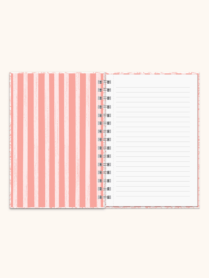 Blushing Blooms Oliver Notebook with Pen Pocket