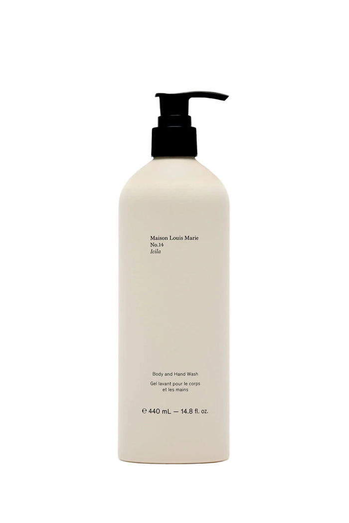 White bottle with black pump on a white background