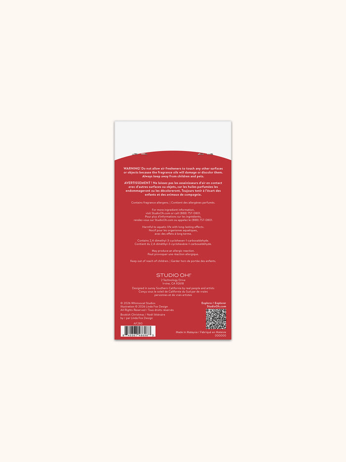 Bookish Christmas Air Fresheners