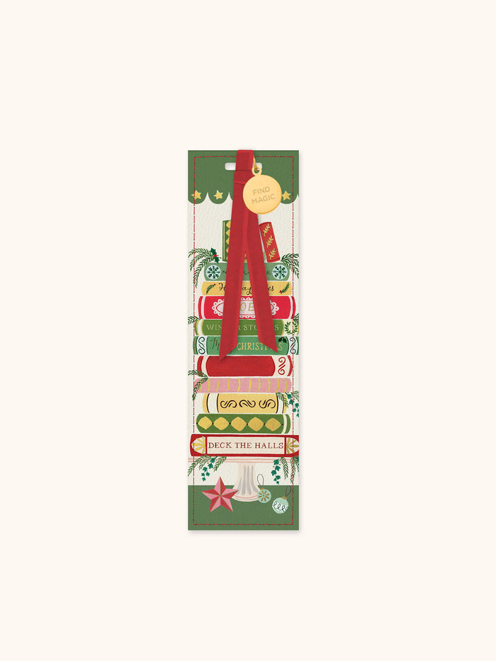 Bookish Christmas First Edition Bookmark
