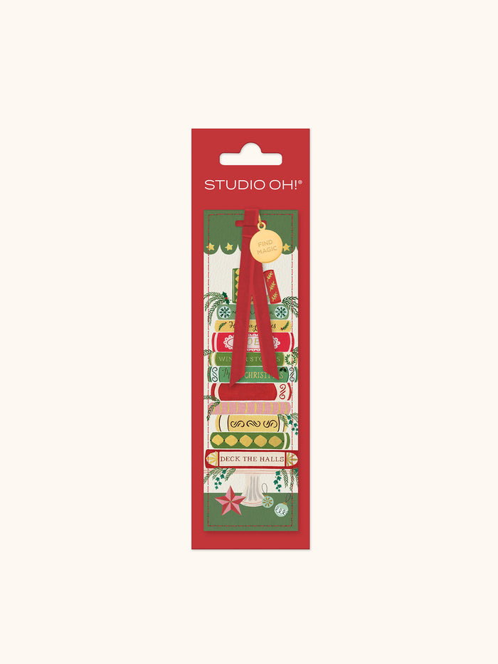 Bookish Christmas First Edition Bookmark
