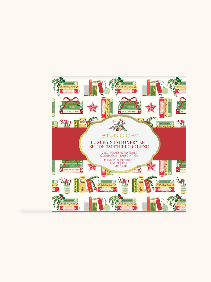 Bookish Christmas Luxury Stationery Set