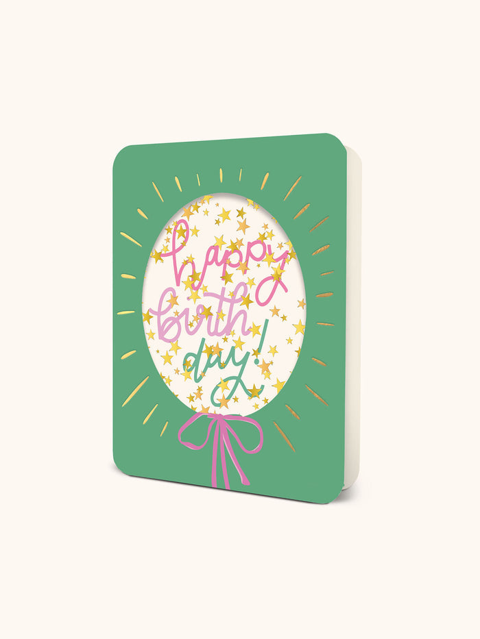 Born to Sparkle Deluxe Greeting Card