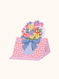 Bow-tiful Flowers Deluxe Greeting Card