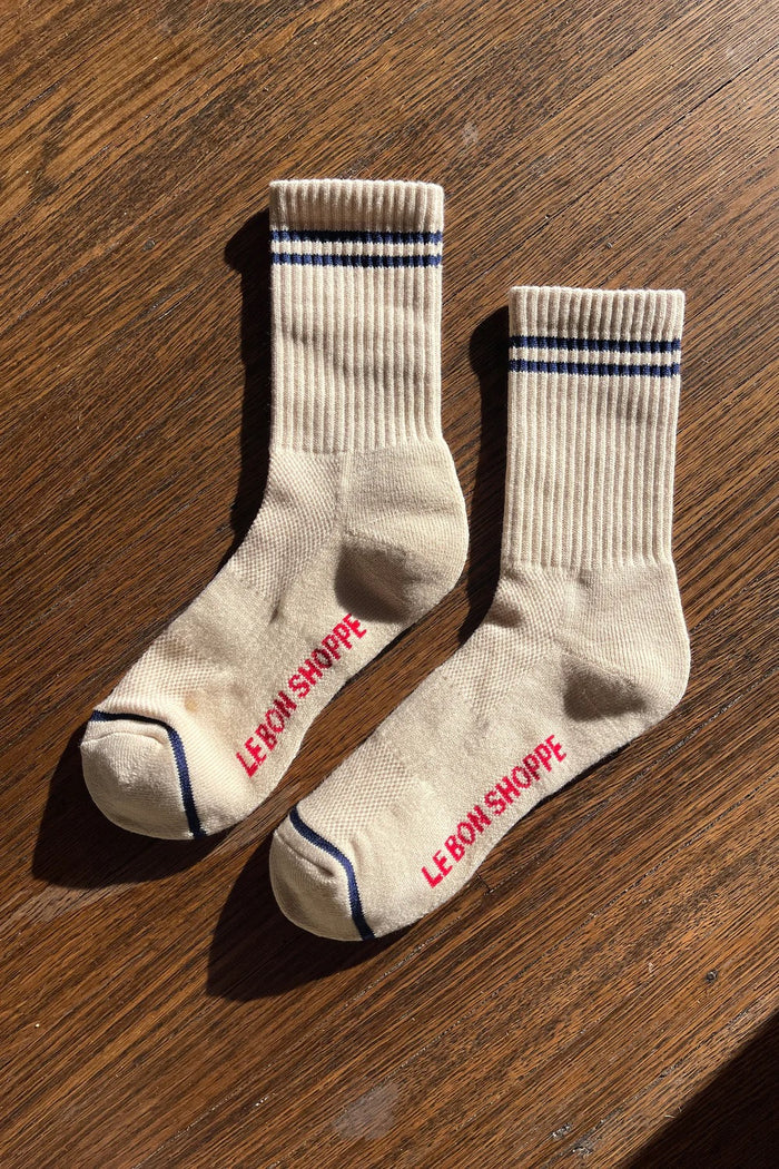 Boyfriend Socks (Cashew)