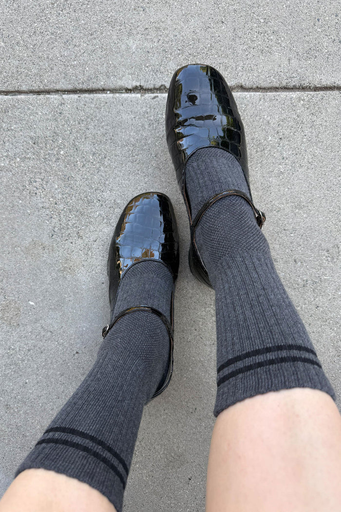 Boyfriend Socks (Charcoal)