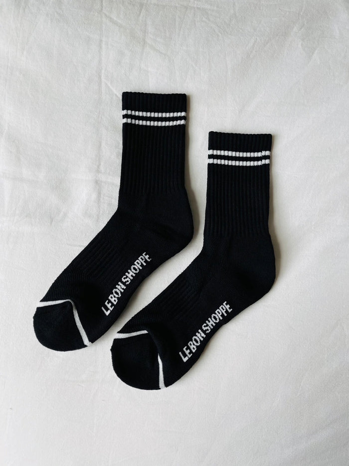 Boyfriend Socks (Noir)