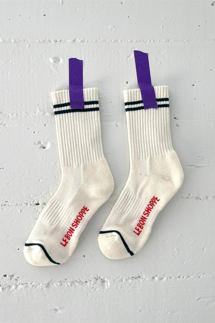 Boyfriend Socks (Parchment)