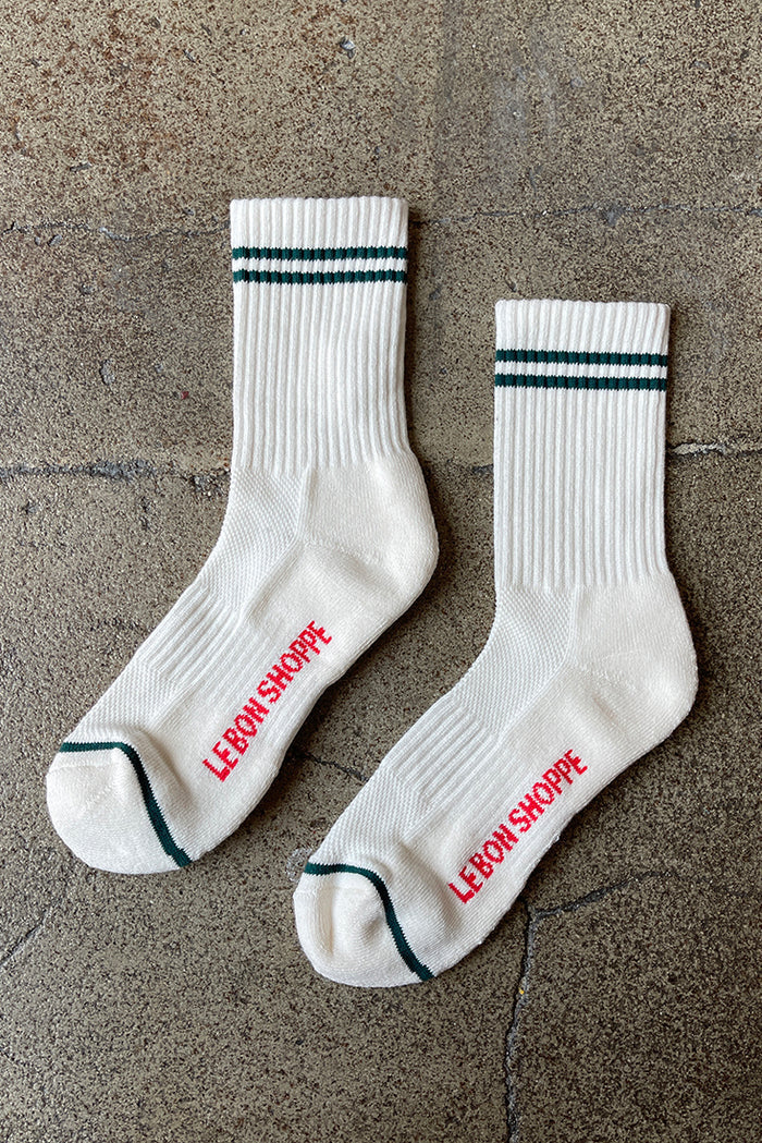 Boyfriend Socks (Parchment)