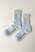 Boyfriend Socks (Pastel Sky)