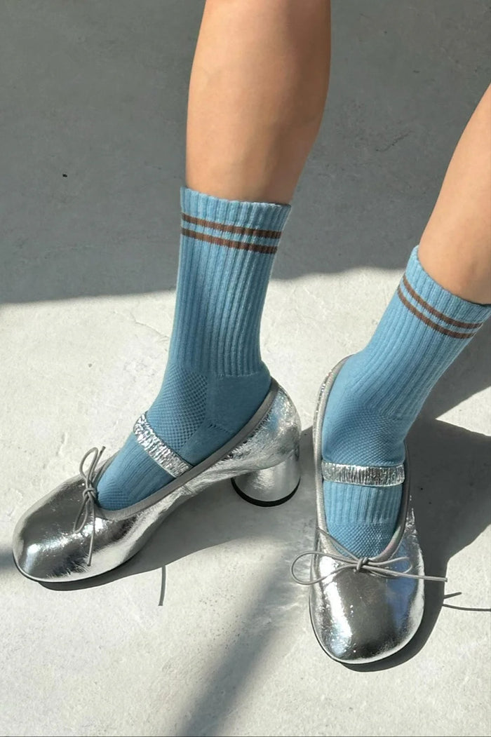 Boyfriend Socks (Powder Blue)