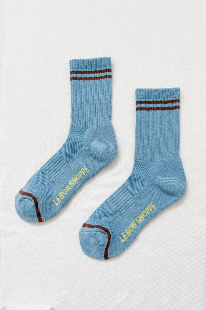 Boyfriend Socks (Powder Blue)