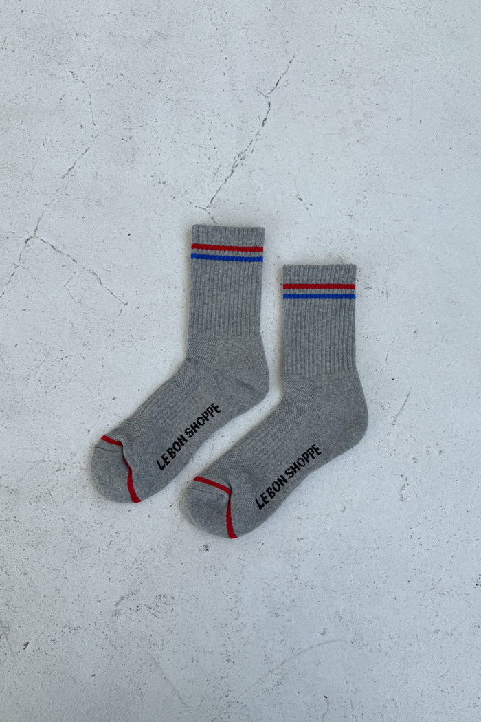 Boyfriend Socks (True Grey)