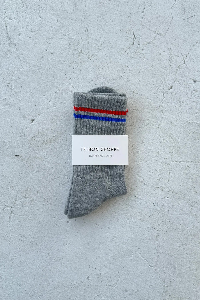 Boyfriend Socks (True Grey)