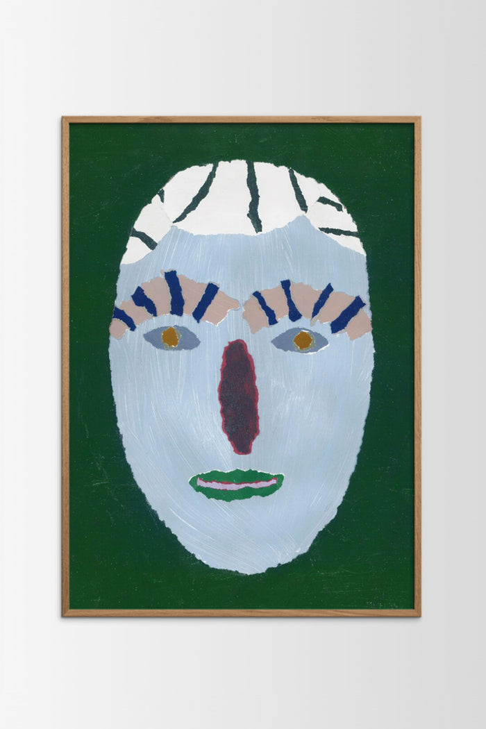 Bright Hair Portrait Poster