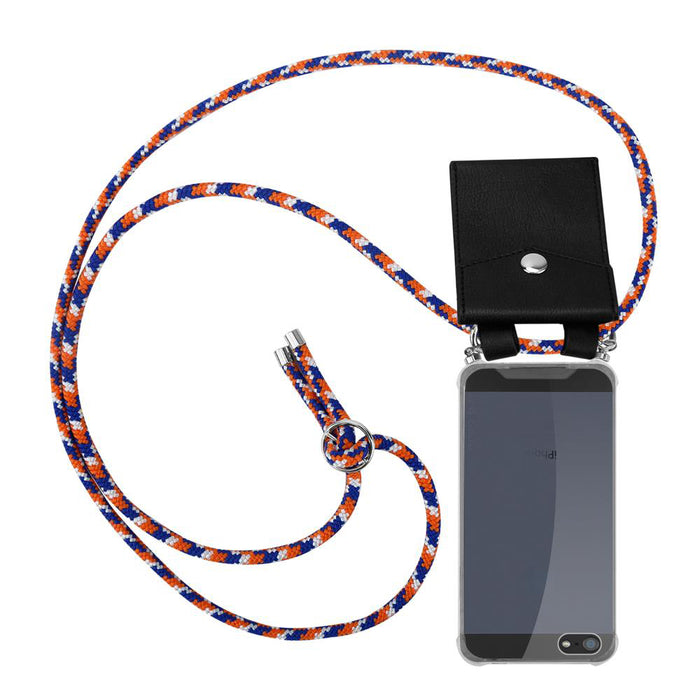 Orange blau weiß / Apple iPhone 5 / 5S / SE 2016