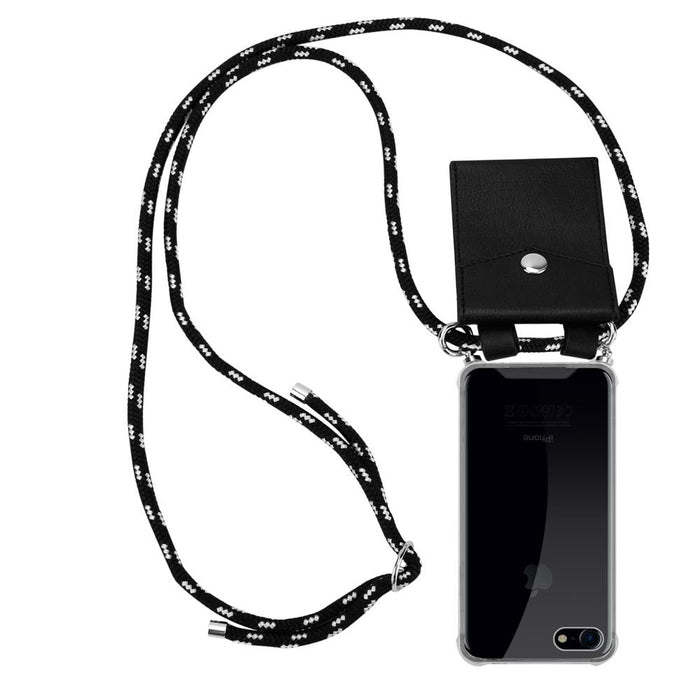 Schwarz silber / iPhone 7 / 7S / 8 / SE 2020