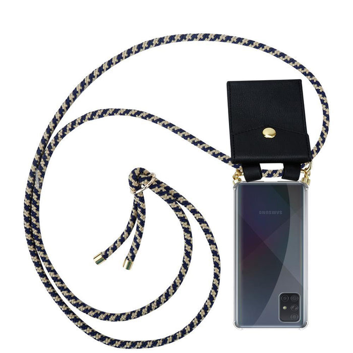Dunkelblau gelb / Galaxy A51 4G / M40s